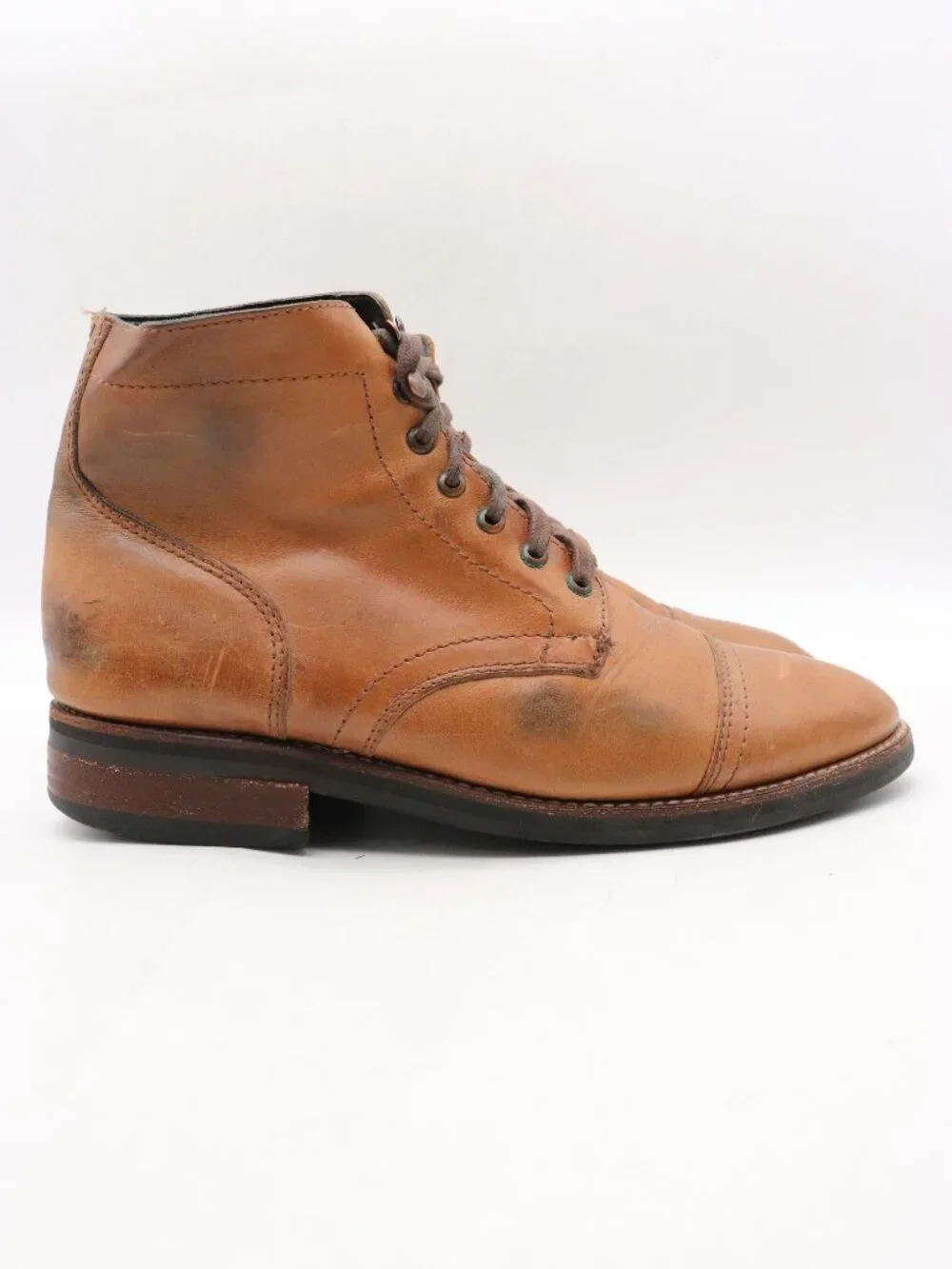 Thursday Boot Company Captain Men’s Size 9 Boots Brown Leather Lace Up Shoes
